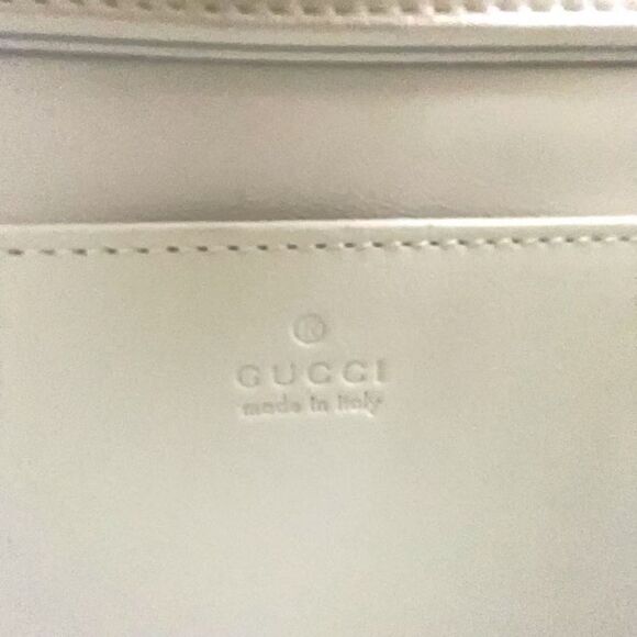 Gucci Diana Leather White Mini Tote Bag Gold 832936 - Picture 4 of 14